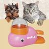 Dog Interactive Treat Dispensing Toy 2-in-1 Whale Design Food Puzzle Slow Feeder for Small Medium Dogs And Cats Mental Stimulation IQ Training