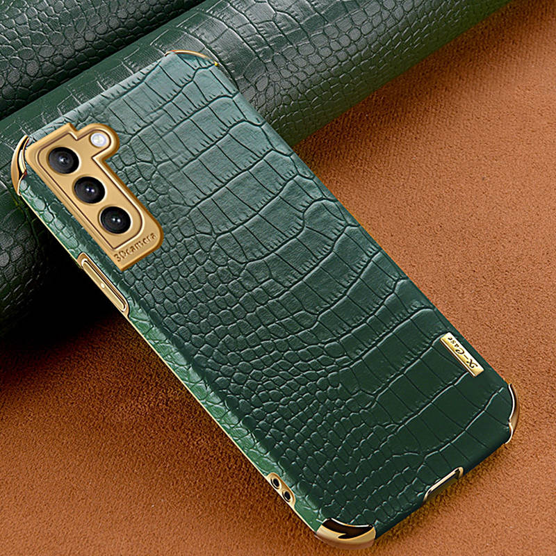 Чехол из крокодиловой кожи для Samsung Galaxy Huawei Xiaomi Redmi iPhone OPPO VIVO защитный противоударный чехол
