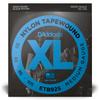 D'Addario ETB92S Черные нейлоновые басовые струны Short Scale .050-.105 - Официальная версия для Японии
