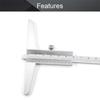 Utoolmart Depth Gauge, High-Precision Depth Gauge, Made of Carbon Steel, 0.02mm Accuracy, 200mm Measuring Range, 1 Piece, Height Gauge, Depth Gauge, M