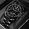 Men Watches Full Steel Waterproof Business Quartz Watch Men Fashion  Clock