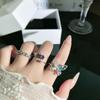 Изысканное фиолетовое бриллиантовое кольцо-бабочка с открытым дизайном - Модное женское ювелирное изделие