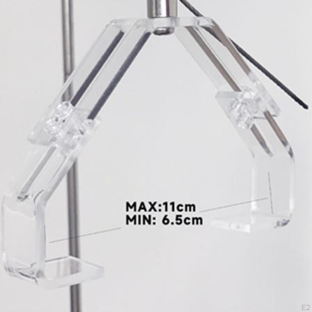 2x Fish Tank Led Lights Rack Clamp, Aquatic Plant Lighting Holder Clamp for Freshwater Aquariums