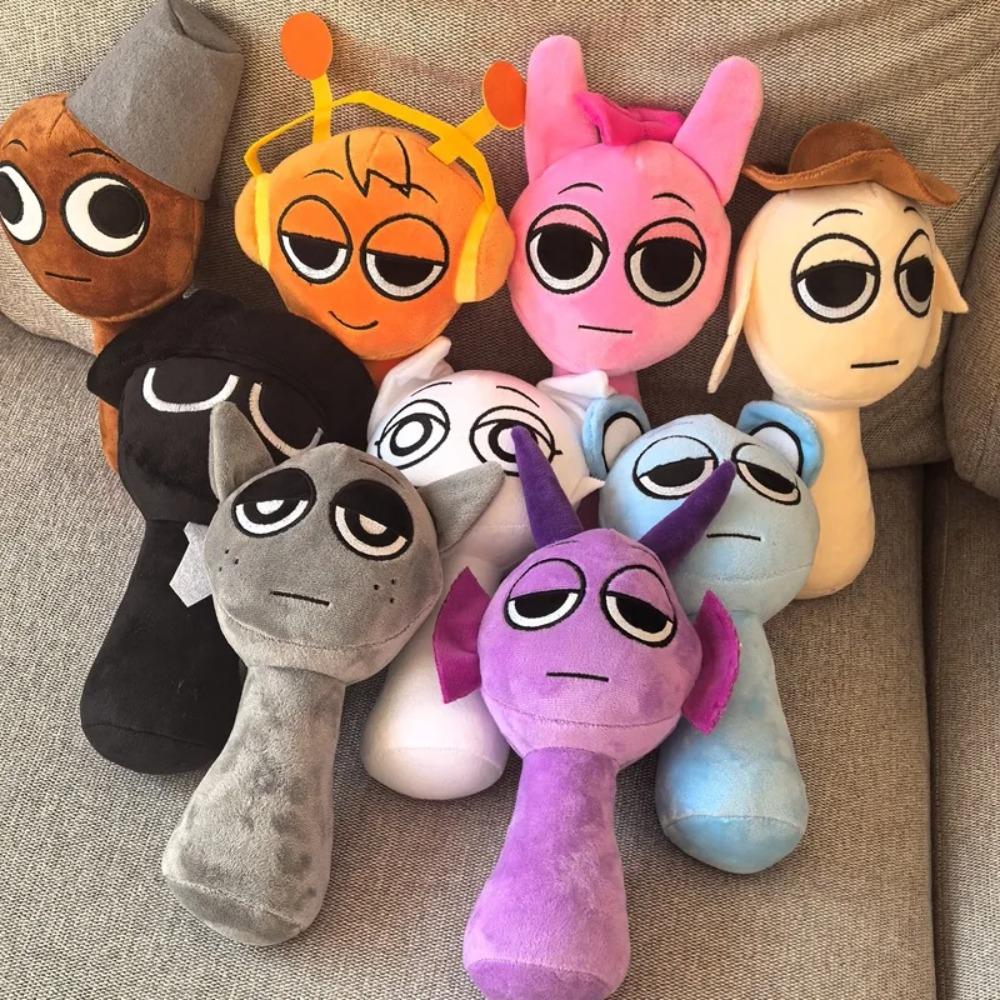 15СМ Новые Плюшевые Игрушки Sprunki Sprunki Incredibox Плюшевая Кукла Аниме Игра Роль Мультфильм Подушка Кукла Детская Игрушка Мягкие Куклы Рождественские Подарки