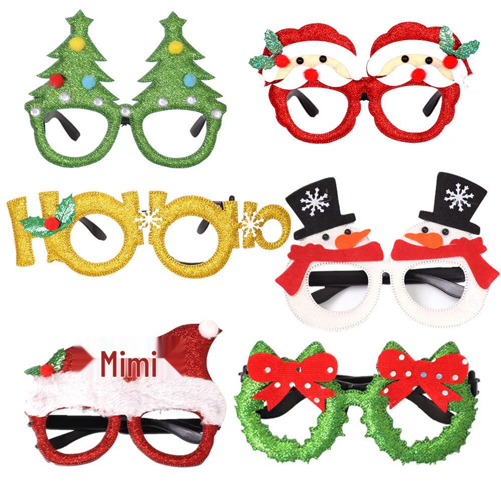 Christmas Party Eyeglass Frames: Santa, Snowman & Antler Designs for Kids