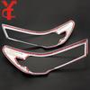 ABS Head Light Cover For Toyota Hilux Revo 2021 2022 2023 4x4 Lamp Hoods Car Styling Accessories