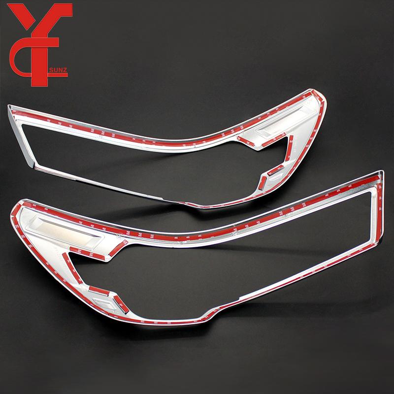 ABS Head Light Cover For Toyota Hilux Revo 2021 2022 2023 4x4 Lamp Hoods Car Styling Accessories
