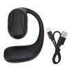 Open Ear Wireless Headphones Bluetooth 5.2 Bone Conduction Noise Reduction Sports Headphones for Office Left Ear Black