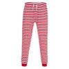 SF Men Unisex Adult Contrast Striped Cuffed Jogging Bottoms