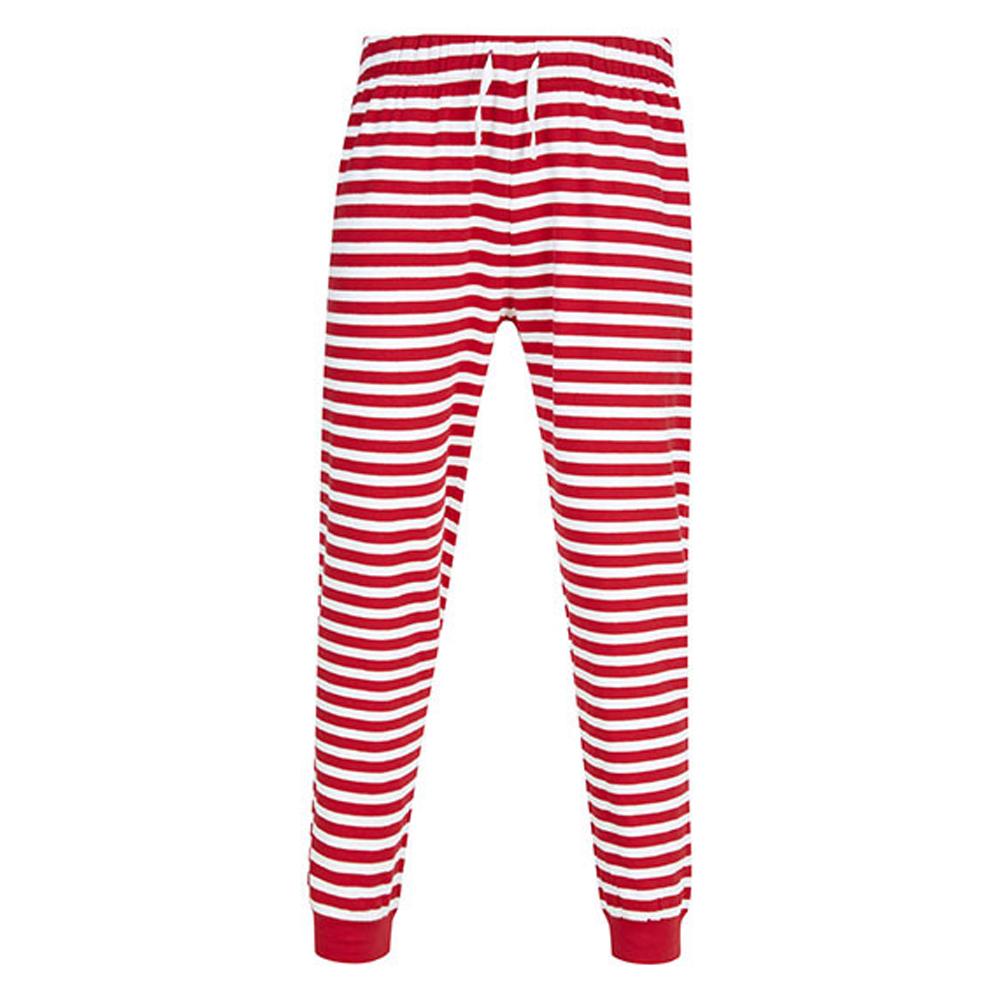 SF Men Unisex Adult Contrast Striped Cuffed Jogging Bottoms