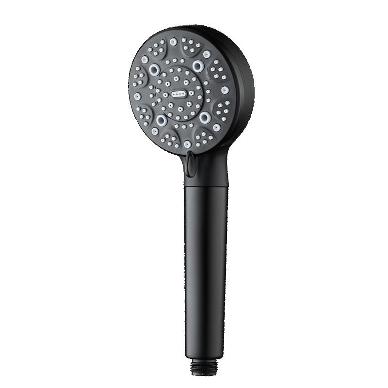 Hot Seller Water Saving Multifunctional Chrome 9 Modes Spray Handheld Shower Head with One-Touch Stop Button for Bathroom