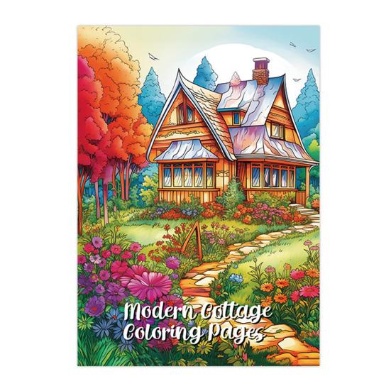 Anime Characters Coloring Book for Adults Teens Skull Woman Coloring Book DIY Stress Relief Art Book