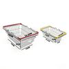 1pc Metal Wire Mini Shopping Basket 2 Sizes Available with Handle Desktop Storage Basket Mesh Desk Organizer Stationery Holder