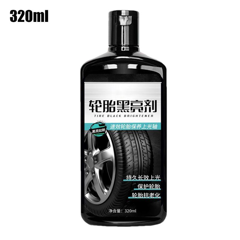 Покрытие для шин 320 мл Глянцевый Уход за колесами Блеск Быстросохнущий Очиститель колес Долговечный Полироль для шин Водонепроницаемый Для автомобилей Автомобиль