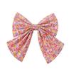 Elegant Floral Cotton Kids Bows Spring Butterfly Hair Clip Print Barrette For Women Girls Sweet Hairpin Accessories