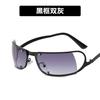 Metal hollow oval sunglasses YK steampunk retro sunglasses street shot concave spice sunglasses