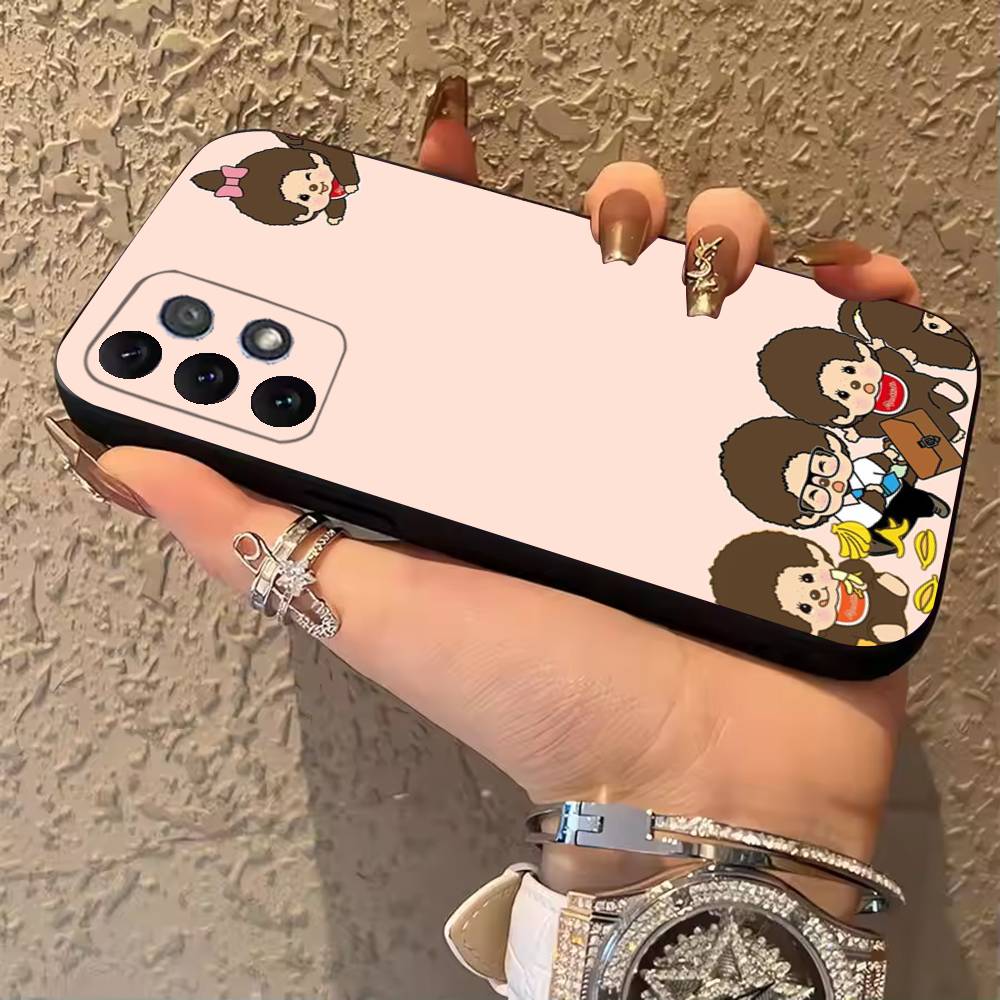 Cute M-monchhichis-s Phone Case for Samsung Galaxy A20,21s,22,31,32,52,71,80,A91,5G Colorful Cover Smartphone Pretty