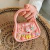 Lightweight Silicone Kids Handbag Cute Cartoon Style With Chain Detail