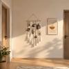 25.59 X 15.75 in Macrame Wall Hanging 25 Wood Clips Boho Wall Decor  Bedroom