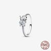 925 Sterling Silver Open Ring Style  Paved Heart Butterfly Flower Colorful Gemstone Ring For Women Daily Wear Jewelry Gift 2026