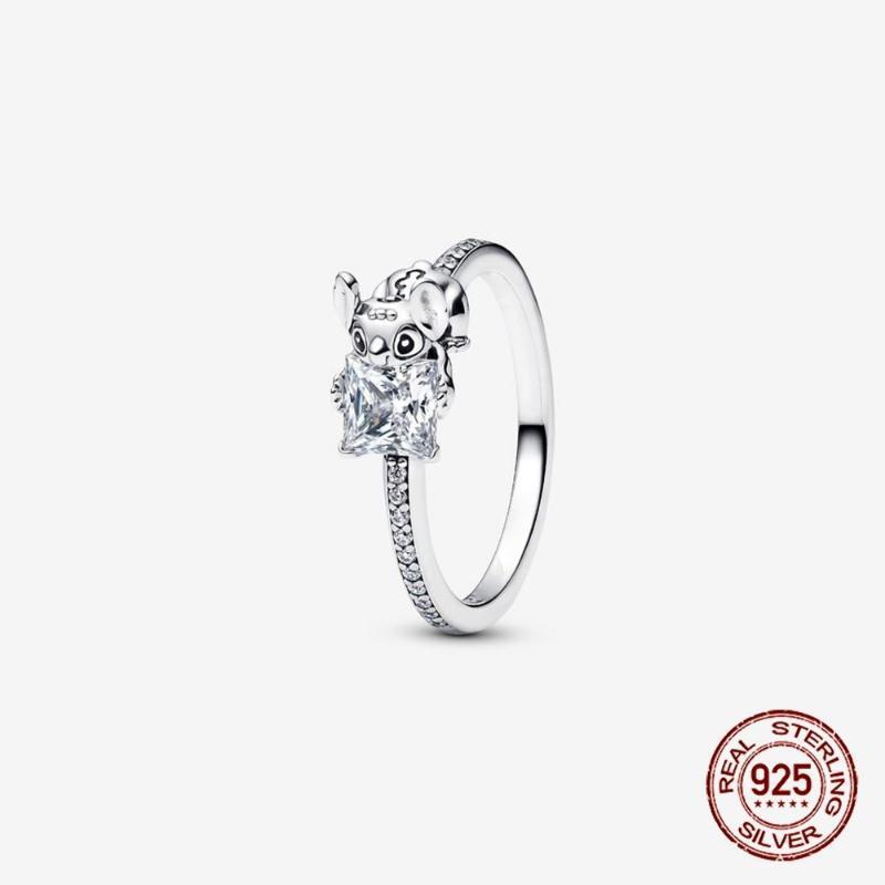925 Sterling Silver Open Ring Style Paved Heart Butterfly Flower Colorful Gemstone Ring For Women Daily Wear Jewelry Gift 2026