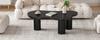(previous sku: N625P256509510B) Irregular cloud-shaped coffee table, 107cm length, 66cm width, 40.5cm height, MDF tabletop, PVC legs, and felt pads