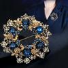 2024 Luxury Women's Wreath Brooch: Elegant Coat Pin & Corsage