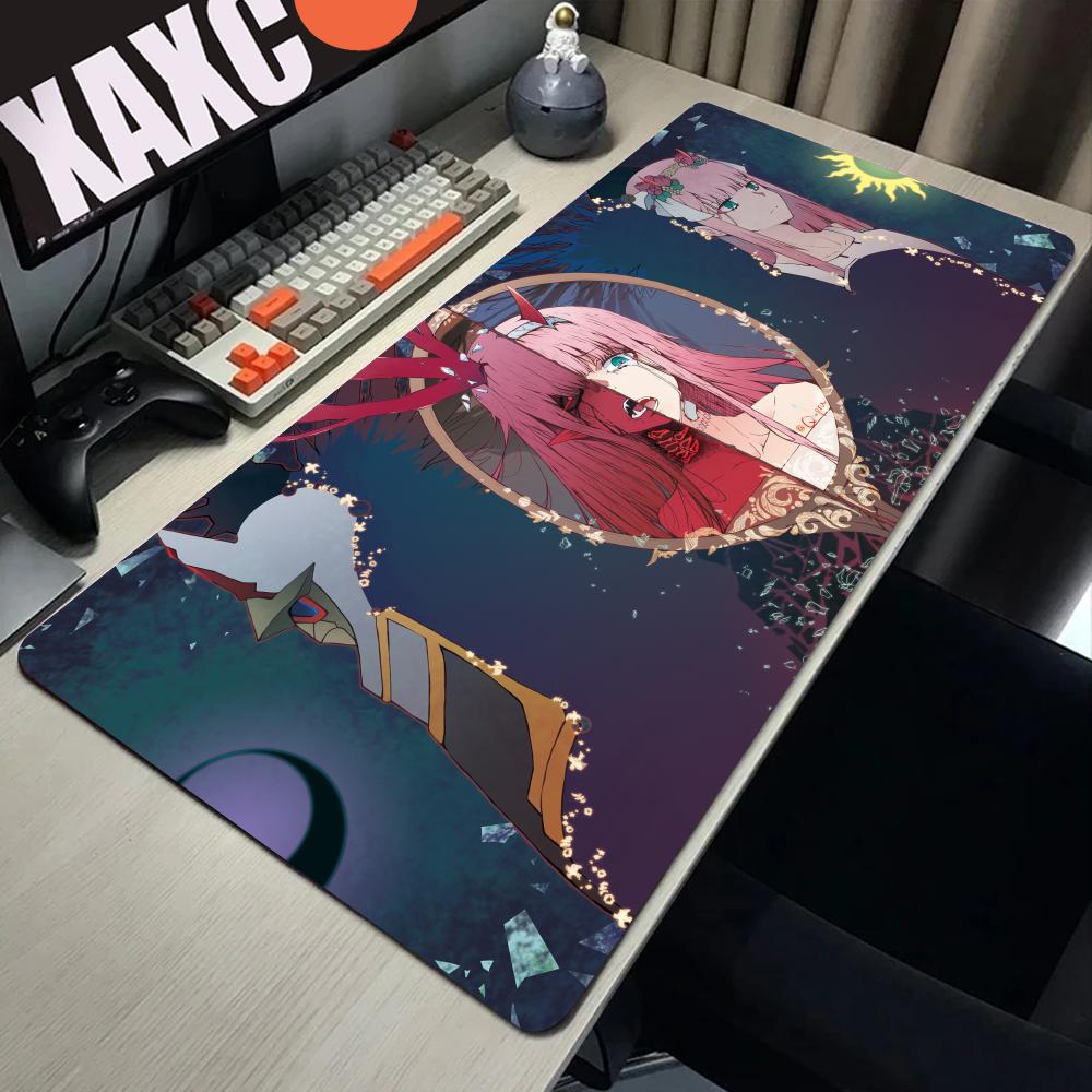 Gaming XL Large New Mousepad Anime Zero Two Darling in the Franxx Mouse Pad XXL Keyboard Pad Carpet Soft Non-Slip PC Mouse Mats