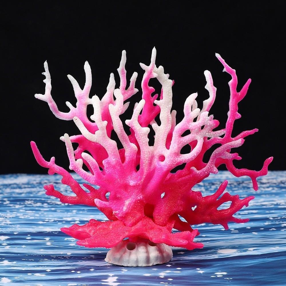 Lifelike Artificial Coral Ornament Water Plants Fish Tank Decoration Home Decoration