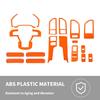 Orange Car Exterior Interior Full Trim Covers for Ford F150 15-20 Accessories
