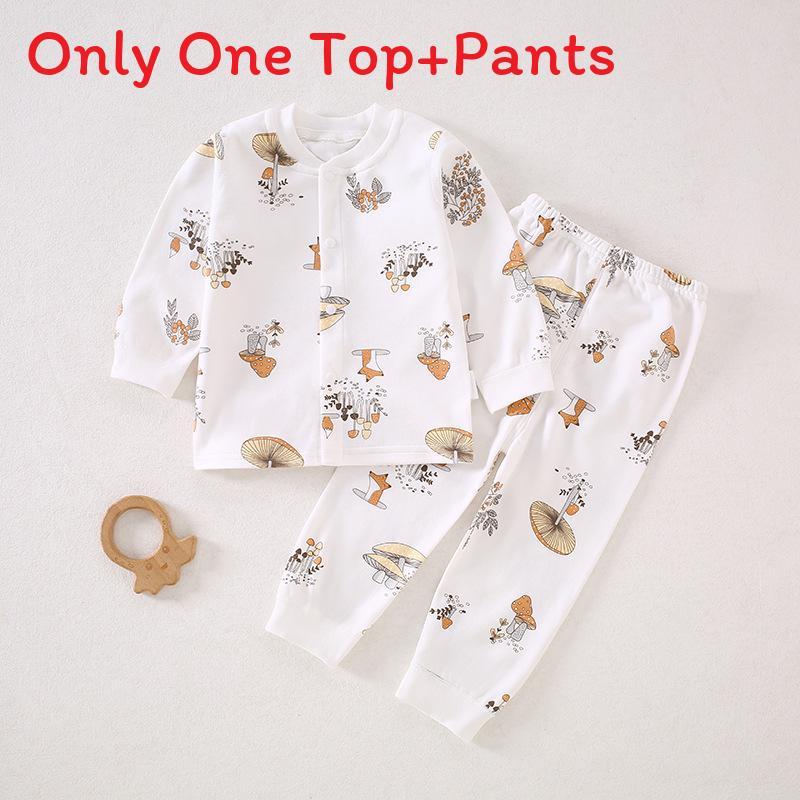 Baby Toddler Cotton Underwear Set With Cartoon And Striped Patterns For All Seasons