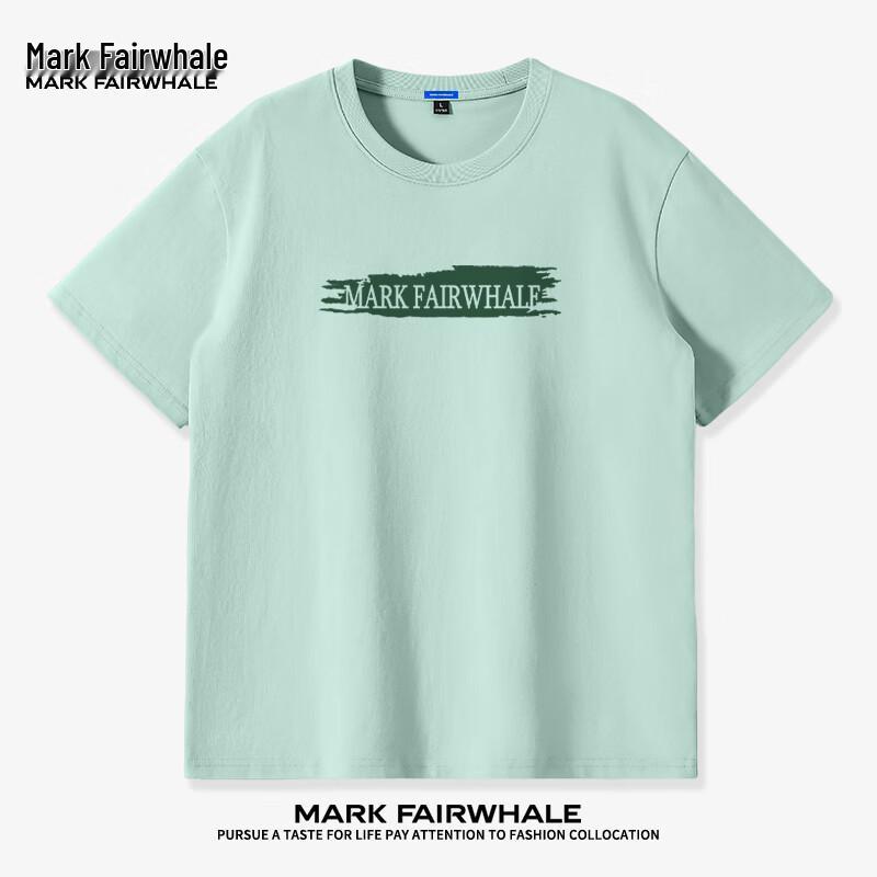 Mark Fairwhale Мужская футболка с коротким рукавом, свободного кроя, из чистого хлопка