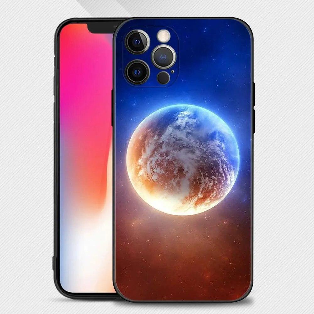 Чехол для телефона Galaxy Planet Moon для iPhone Samsung Galaxy Redmi Xiaomi Oppo OnePlus Note SA 7 8 9 10 11 12 13 14 20 21 22 23 53 54 Pro Max Plus Ultra