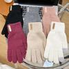 Gloves for Women In Winter, Thickened Cotton for Warmth, Yarn for Cycling In Autumn and Winter, Men and Women for Winter Insulat