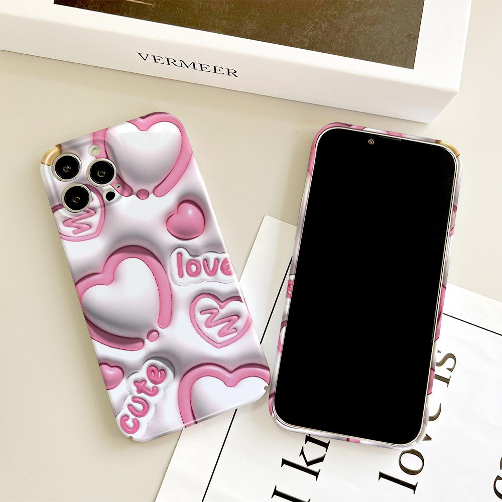 Универсальный чехол для телефона с пленкой и мультяшным модным дизайном, твердый чехол с полным покрытием, защитный чехол для камеры для iPhone, Samsung, Xiaomi, Poco, Redmi, Huawei, Honor