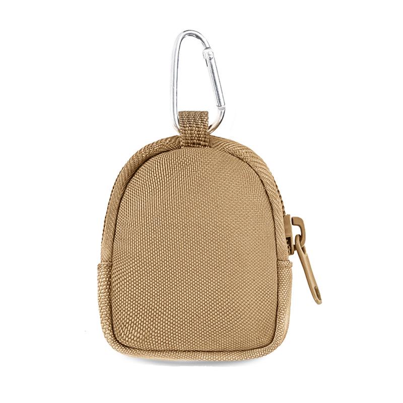 2024 Мини Тактическая Поясная Сумка - Круглая, Износостойкая Ткань Оксфорд, Маленький Кошелек для Хранения