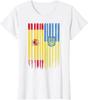 Spain Ukraine Ukrainian Flag Trident Roots T-Shirt Short Sleeve Casual Cotton O-Neck Summer Shirt