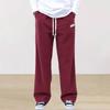 Spring and Autumn Solid Color Lace Sports Pants Simple Straight Leg Pants Men's Casual Pants Wide Leg Pants