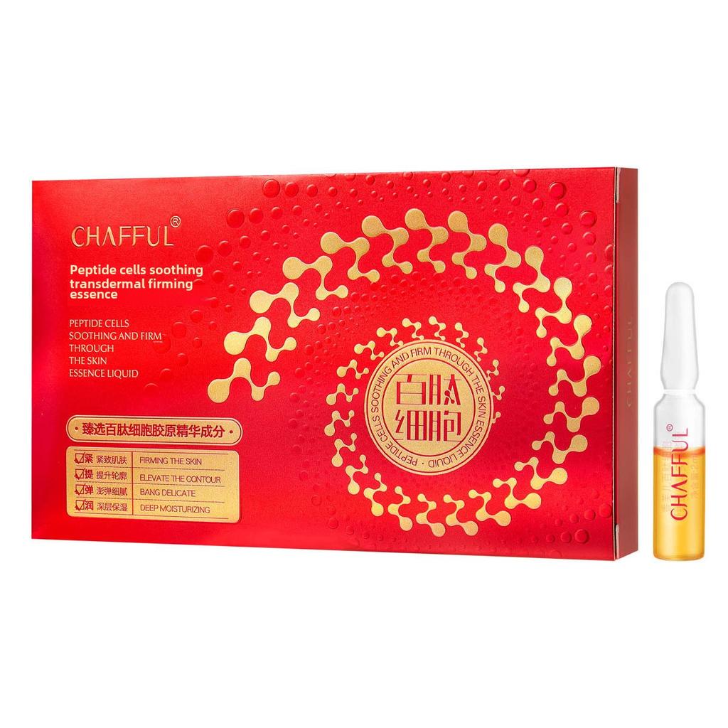 Пептидная клетка Успокаивающая Трансдермальная Подтягивающая Эссенция Улучшенное Увлажнение Сыворотка для Обновления Кожи