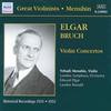 CD YEHUDI MENUHIN, SIR EDWARD ELGAR, M - Violin Concertos 8110902 Naxos Historica 1999 Japan Classical Used