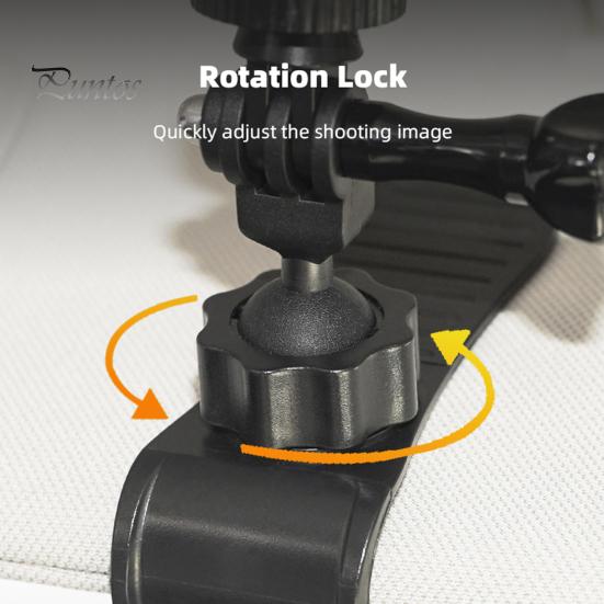 Автомобильный солнцезащитный козырек, крепление для камеры, вращение на 360 градусов, противоскользящий замок, противоударный держатель для видеоблога, спортивный кронштейн для камеры для GoPro, Osmo Pocket 3