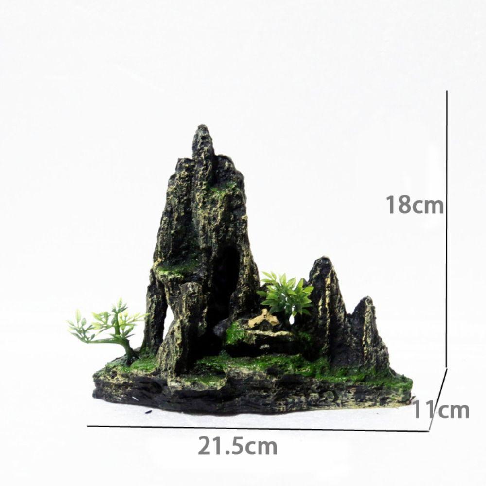 Украшения для аквариума из смолы, горные украшения для дома, новые ремесленные украшения