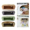 Leather Pencil Case Large Compartment Pencil Bag Water Resistant Clear Pen Pouches Pen Organizers Bag for Student Adult