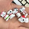 15piece Cartoon resin Peanuts Snoopy Cartoon Model collection figure toys Character snoopy dog figure toys