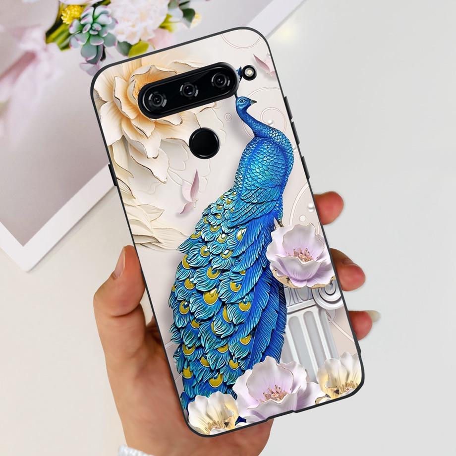 Чехол-крышка для LG V40 ThinQ Для LG V35 V35+ ThinQ Мягкие ТПУ Силиконовые Чехлы Модный Цветочный Милый Рисунок Funda Для LGV40 ThinQ Capa