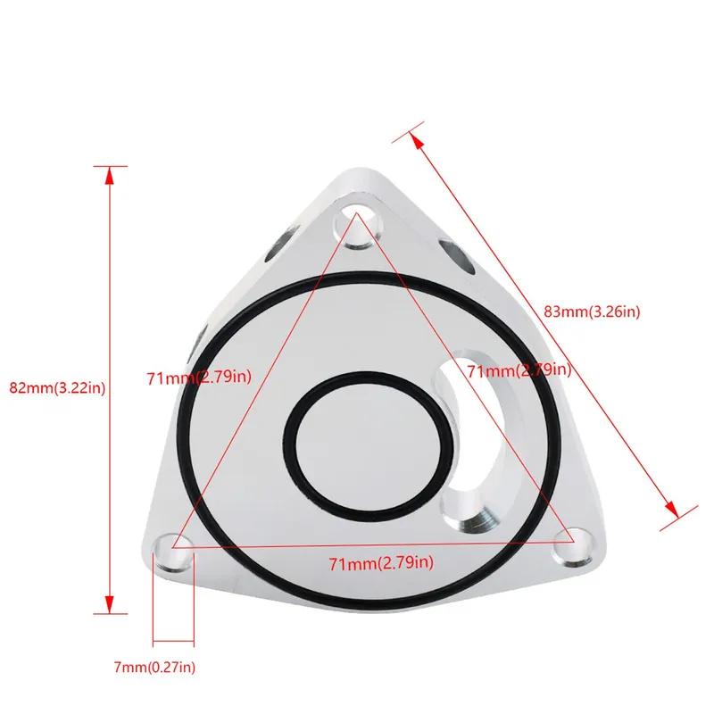 Turbo Blow Off Valve Plate Spacer performance For 2015-21 Honda Civic 1.5T Coupe BOV Billet