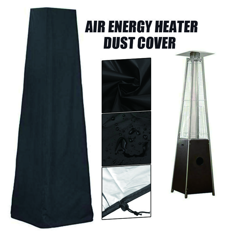 Крышка для костра на открытом воздухе, водонепроницаемая, пылезащитная, для обогревателя патио, защита для садовой мебели на заднем дворе