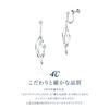 Серьги из белого золота 10 карат 111746153215 4℃ (4 ℃) (РГ)