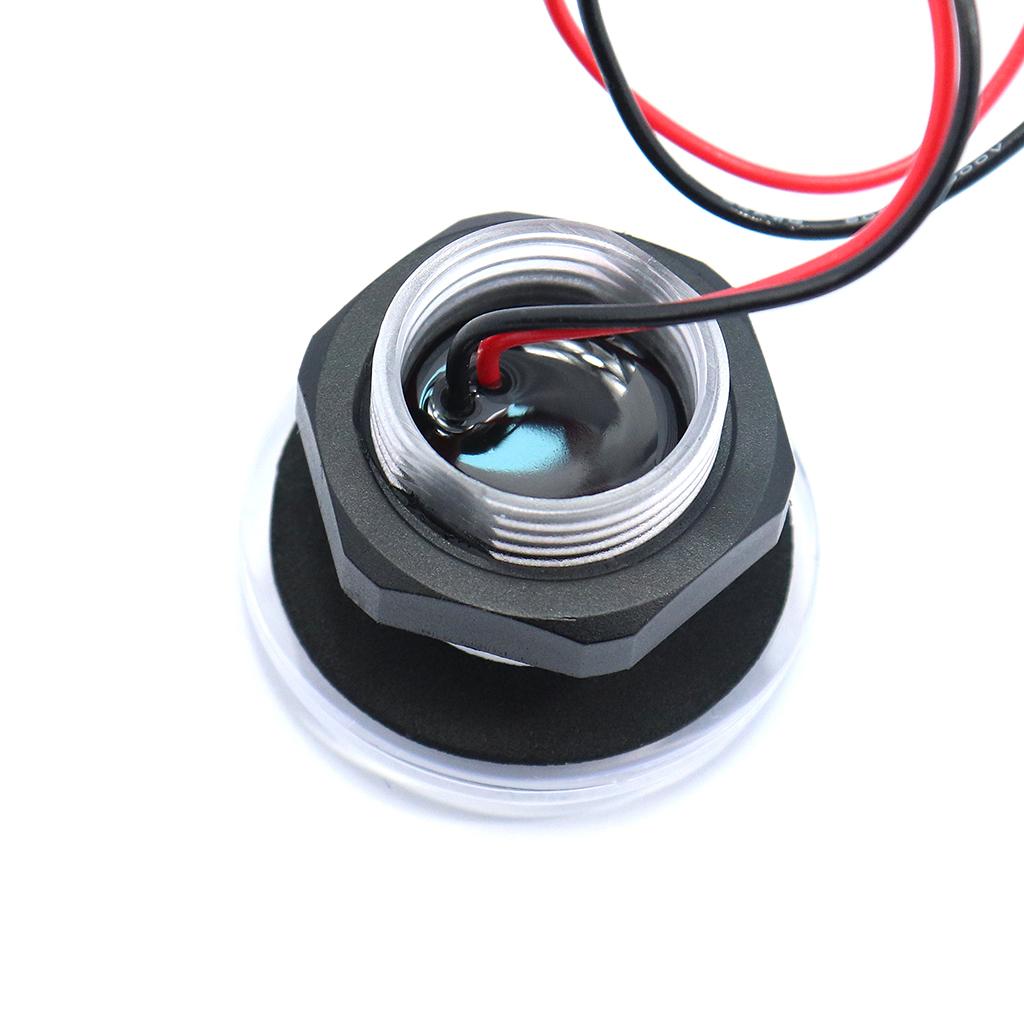 DC 12V Waterproof Marine Boat Transom LED Stern Light Round Stainless Steel Cold White LED Tail Lamp Yacht Accessories