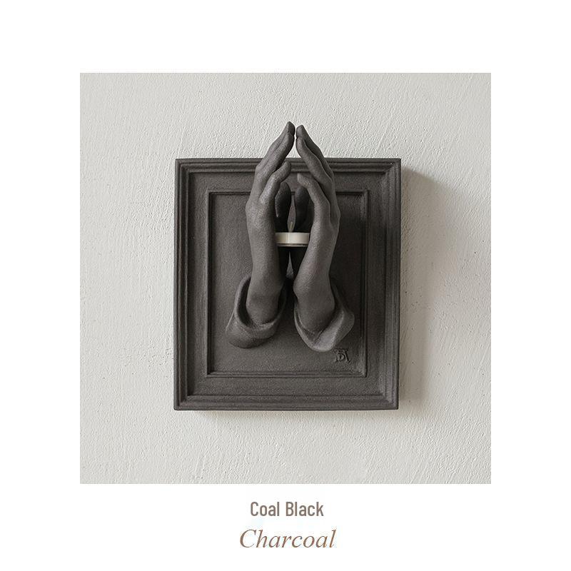 Бестселлер 2025: Подсвечник для ароматерапии 'Молящиеся руки' ручной работы и подвесное украшение 3D-фигурка